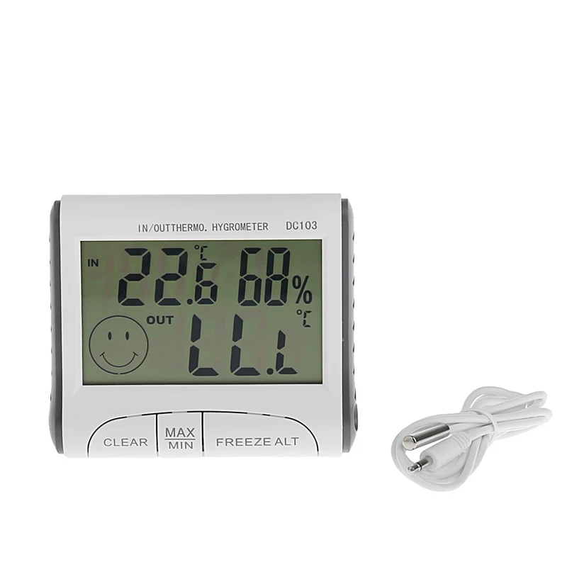 

2019 Hot Digital LCD Outdoor Indoor Weather Thermometer Humidity Meter Tools