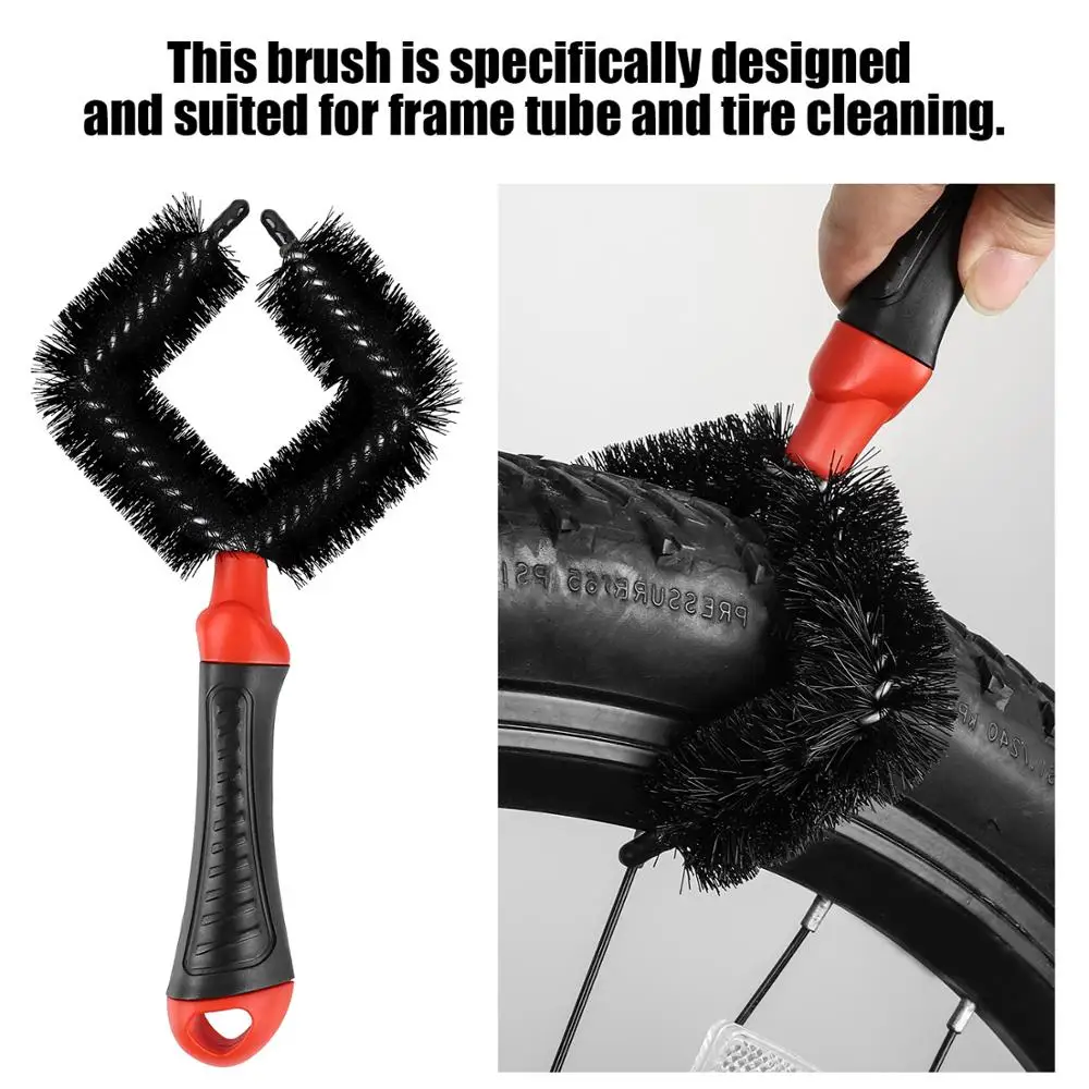WEST BIKING Bike Cleaning Brush MTB Bicycle Wheel Tire Rim