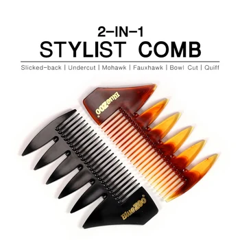 

Aircraft Head Comb Retro Double Sided Wide Tooth Oil Oil Head Comb Anti Static Hair Brush