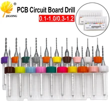 10 шт./компл. 0,1 мм до 1,2 мм PCB мини сверло tungsten стальной карбидовый для печатных плат с ЧПУ сверла машина