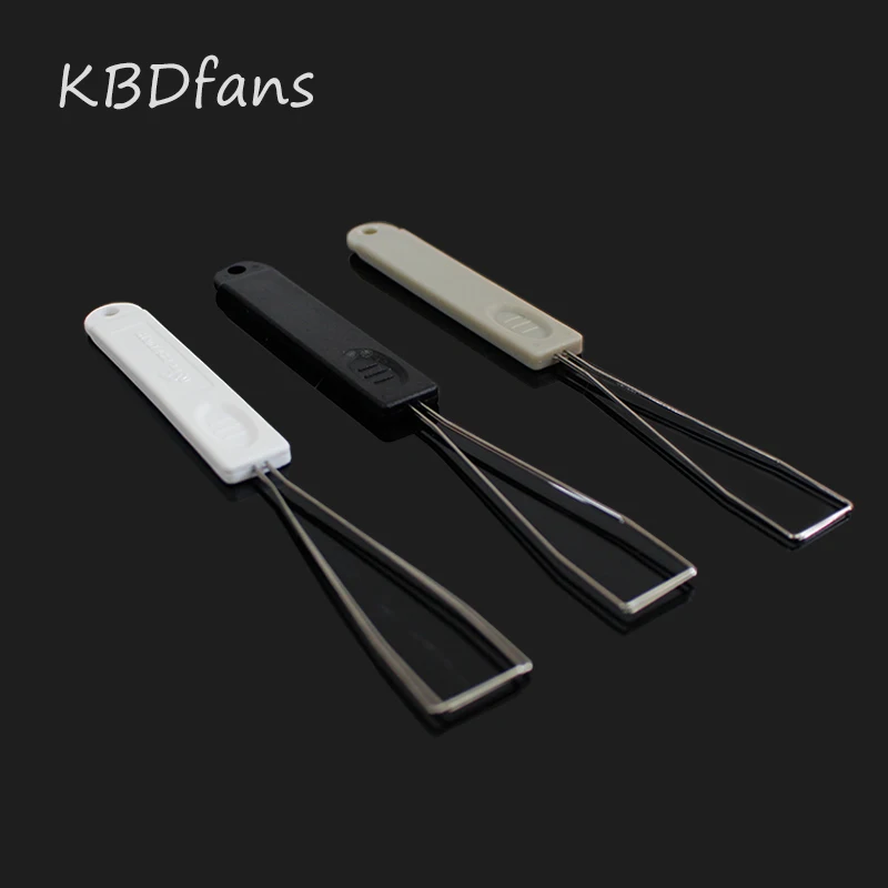 

New Stylish Steel Wire Keyboard Key Keycap Puller Key Cap Plastic Handle Keypull Remover With Unloading Steel Cleaning Tool