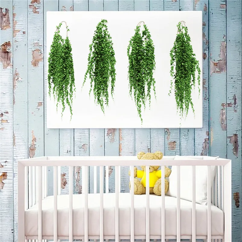 Stickers Muraux 3D Flower Basket Wall Stickers For Rooms Wallpaper Office Home Decorations Adesivo De Parede 30FY2002