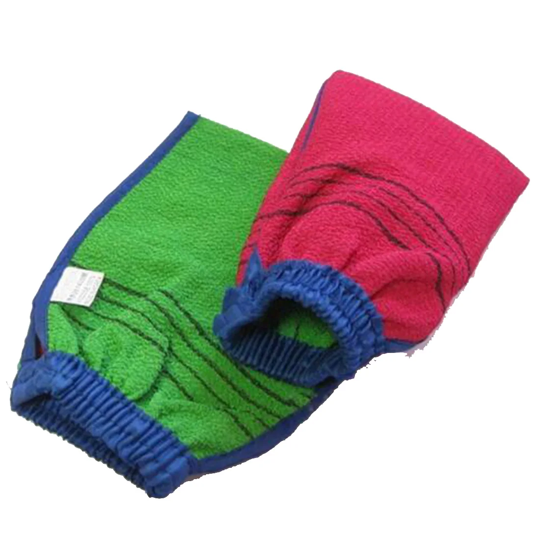 

New Arrival 1 PC Random Color Shower Spa Exfoliator Two-sided Bath Glove Body Cleaning Scrub Mitt Rub Dead Skin Removal