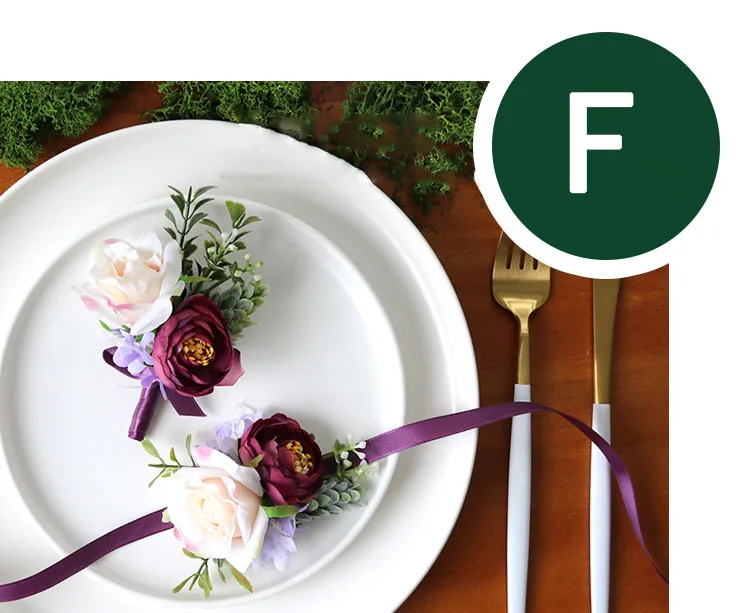 wedding boutonniere wrist corsage marriage  (30)