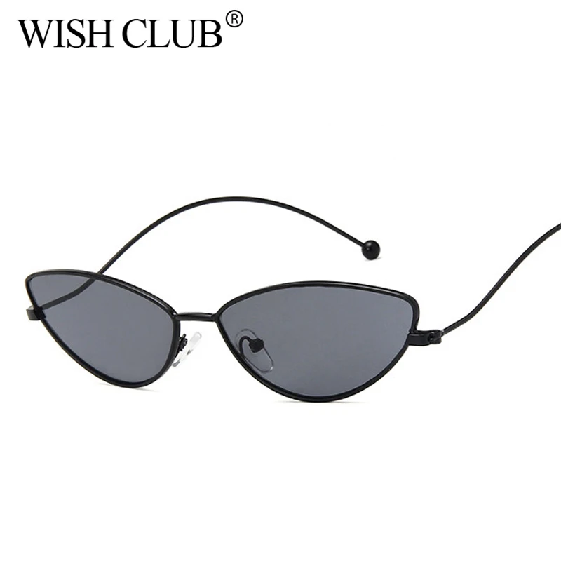 WISH CLUB Sunglasses Women Cat Eye Luxury Brand Designer Sun Glasses