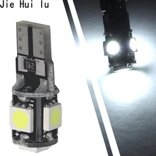 1 шт. T10 5 SMD 5050 Светодиодный светильник Canbus без ошибок для салона автомобиля W5W 194 5SMD Авто клиновидный задний фонарь