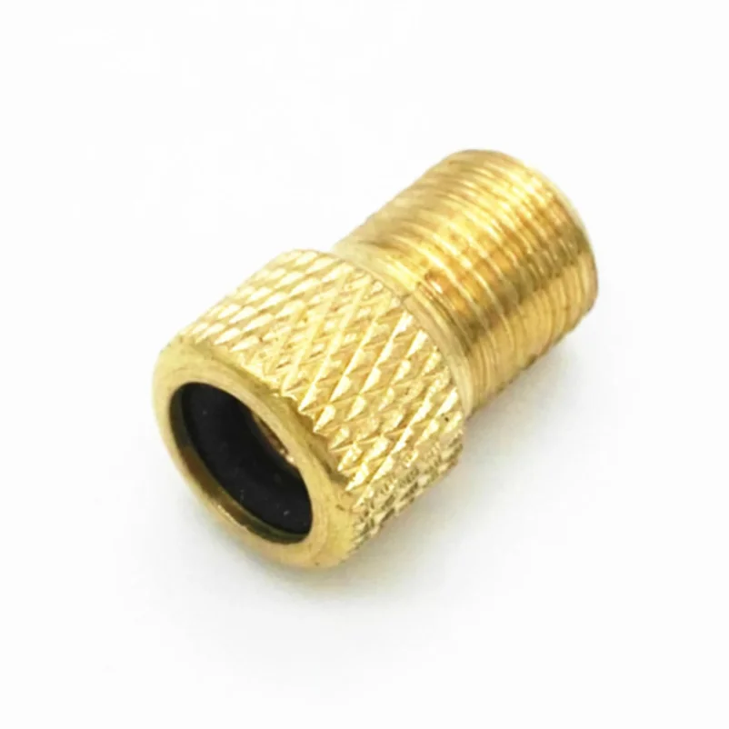 Excellent Copper road bike bicycle valve adapters wind fire wheels adapters gas nozzle air valve Conversion head Converter TL0202 5