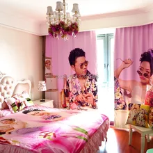 3D цифровой full плотные шторы праздничный свадьба поставок свадебный подарок штор