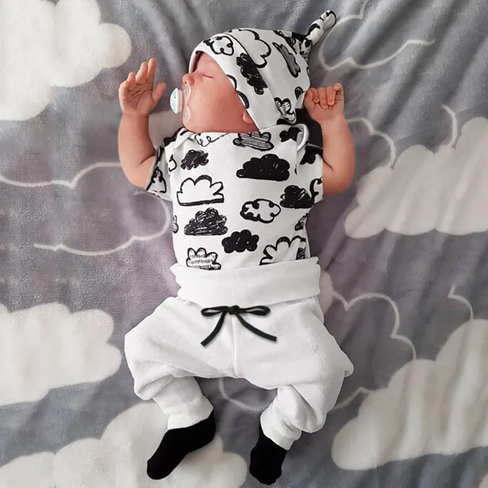 

Baby Boys Clothes Sets Summer Cotton Children Clothing Sets For Kids Short sleeve T Shirt Tops Pants roupa de bebe Outfits L0530