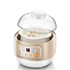 DMWD 0.8L Mini Electric Cooker 220V Ceramic Soup Pot Isolate Water Stew Egg Boiler Food Steamer Heat Preservation 9.5H Setting 2