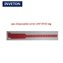 UHF 860-960MHz одноразовый наручный браслет с технологией радиочастотной идентификации тег для спортивного решения времени/Управление личной посещаемости больницы