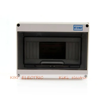 

House/ Office use 8 way mini circuit breaker box waterproof and dustproof distribution box PC transparent cover Light box