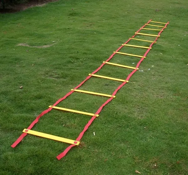 6m 12 sections Football Training rope ladder Soccer pace training Physical agility ladderin