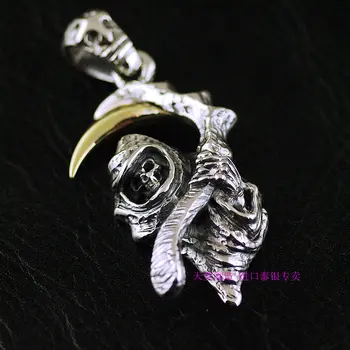 

925 sterling silver Sterling Silver Sterling Silver Pendant Death Scythe