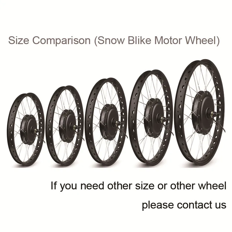 Clearance Snow Motor Kit 72V 3000W Brushless Hub Rear Wheel 20" 26inch MTB Electric Bicycle Conversion Screw Flywheel With Controller 3