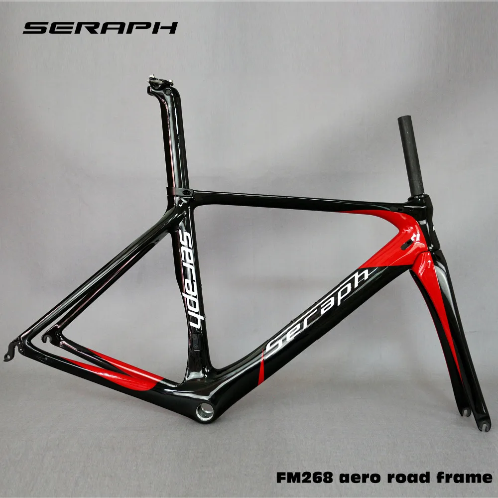 Top new carbon road bike frame FM268 set with seatpost Di2 bicycle frame SERAPH brand frame 9 Top new carbon road bike frame FM268 set with seatpost Di2 bicycle frame SERAPH brand frame 9