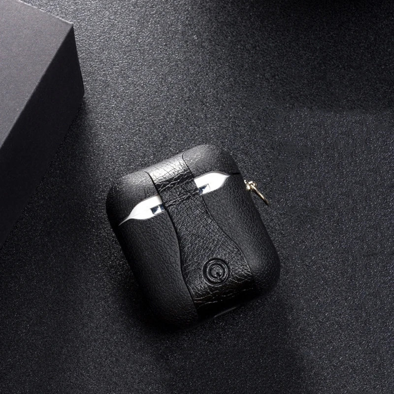 2 IN 1 Aipods Case For Apple AirPods Case Cover Wireless Earphone Protective Cases For Air Pods Leather + TPU Erpods Skin Covers (6)