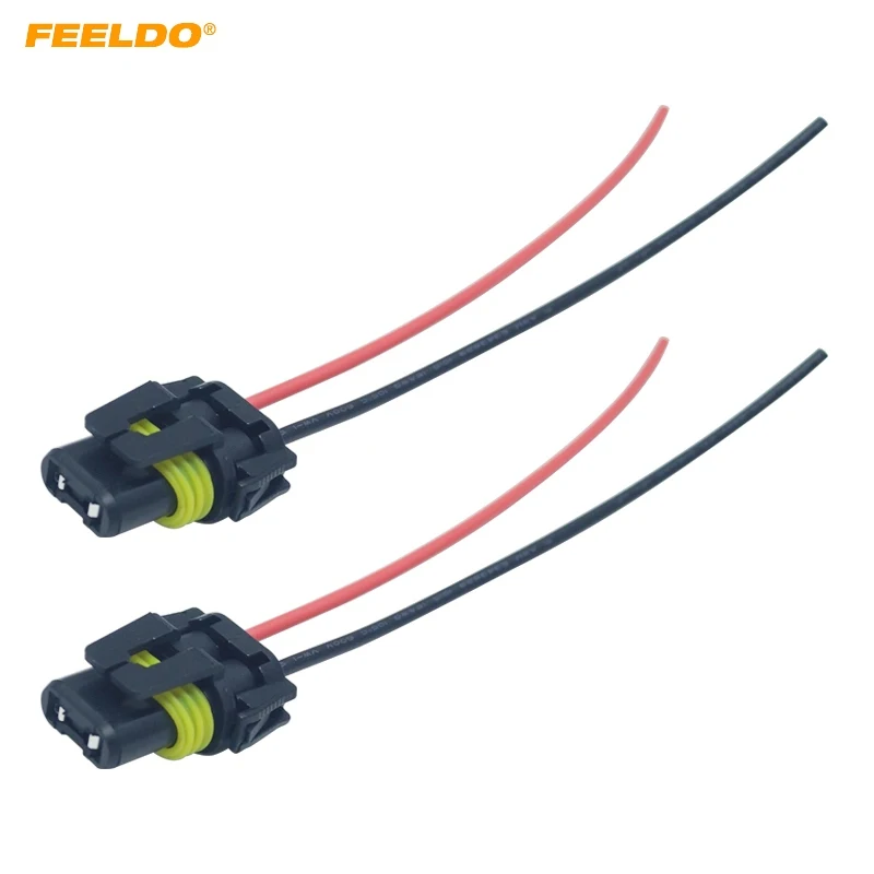 FEELDO 30Pcs Car HID LED Bulb Headlight Plug Cable 9005 Light Cord Connector Wire Harness Power #MX5451 | Автомобили и мотоциклы