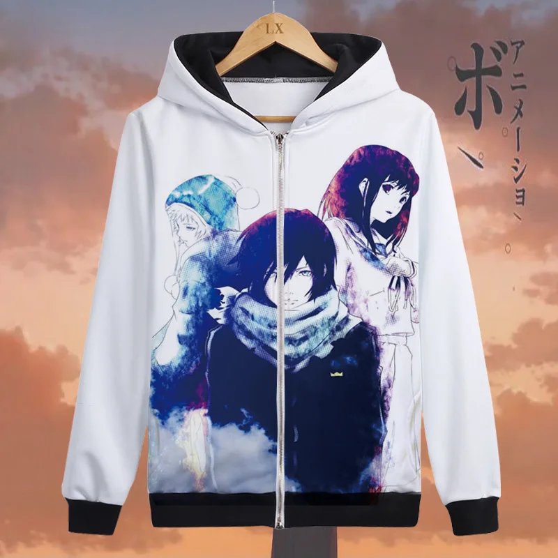 Coshome Noragami Cosplay Costumes Yato Hoodies Halloween Party Cute Adult Sportswear Men Women Tops Sweatshirts Spring Jacket (11)