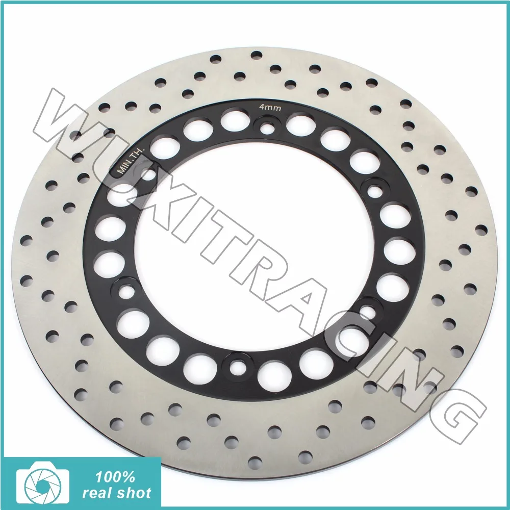 Rear Brake Disc Rotor for YAMAHA XP 500 T-MAX ABS SP BLACK Max Limited Edition SV Night Max 01-11 FZ 750 Genesis 1989-1992 90 91 motorcycle rear brake rotor disks disc for yamaha xp500 tmax500 t max500 2001 2011 xp 500 abs t max 500 abs 2008 2009 2010 2011
