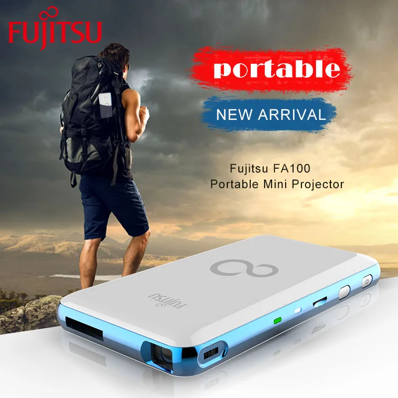 

Fujitsu Original Mini 3D Projector 1080P Full HD DLP Smart Android Wireless Projectors Multimedia Video LED Pocket Bluetooth Pro