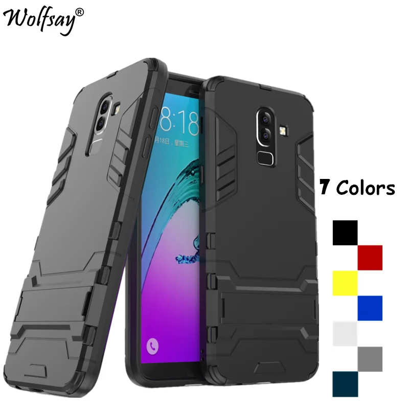 Чехол для Samsung Galaxy J8 2018 сверхмощный резиновый силиконовый чехол робота J810 6 0