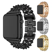 Умный ремешок для часов из нержавеющей стали для Apple Watch 42 мм Серия 1 2 3 Замена Мужские t классические мужские часы ремешок для iWatch 38 мм металлический ремень