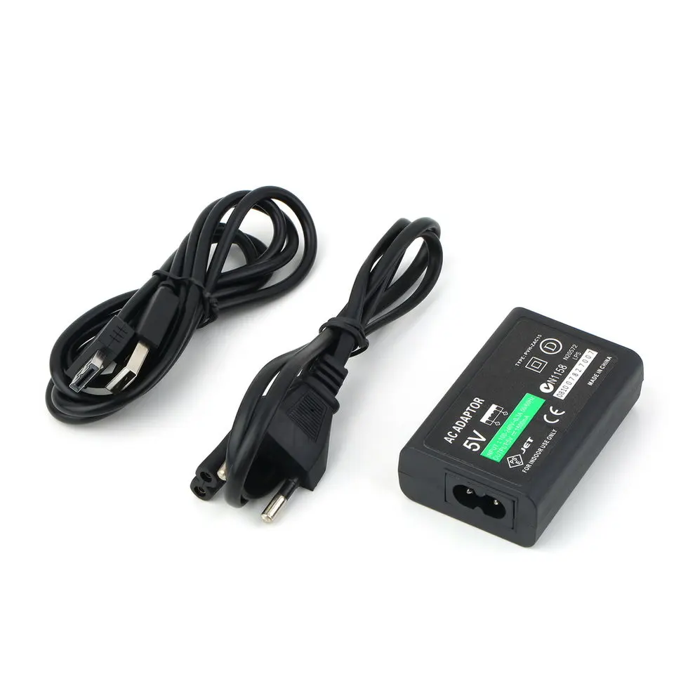 

10PCS For Sony PS Vita PSV AC Power Adapter Supply Convert Charger + USB Data Cable