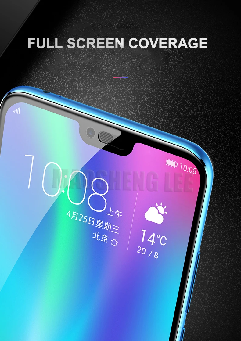 Новинка 9D закаленное стекло для huawei Honor 10 Honor Play полное покрытие защита экрана закаленное стекло для huawei Honor 10 Lite