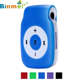 

Binmer A18 Mecall new Mini Clip Metal USB MP3 Player Support Micro SD TF Card Music Media fashion MP3 Wholesale