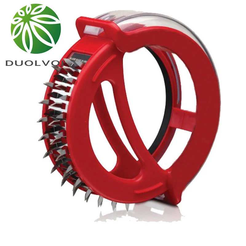 

Duolvqi Meat Tenderizer Needle Stainless Steel Round Shape Meat Tenderizer with 48 Blades Kitchen Tools Cooking Tools