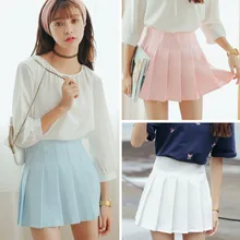 AA Высокая талия плиссированная Британский ветер игривая юбка женские юбки женские панк Kawaii Ulzzang Женская Корейская Harajuku Милая одежда