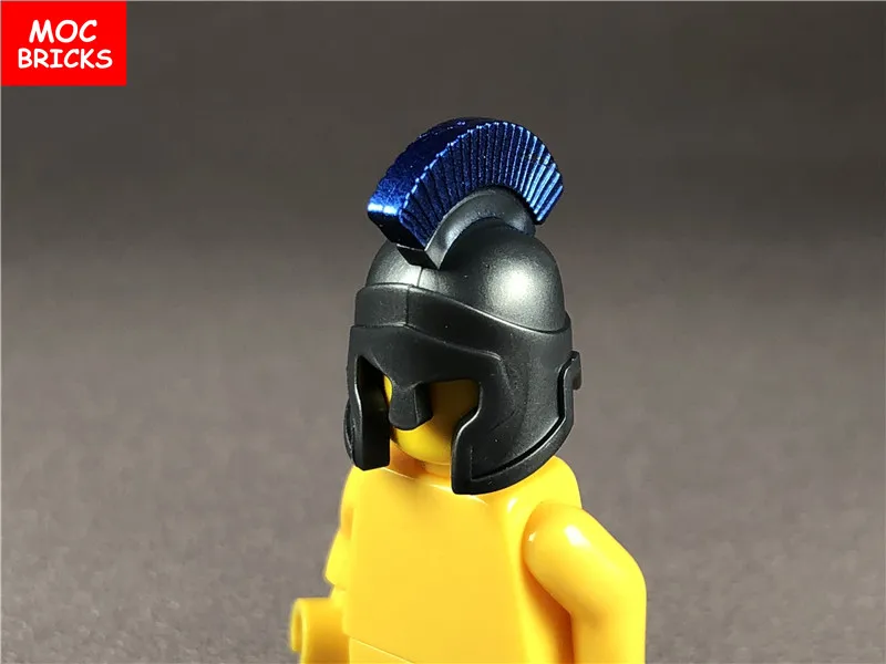 20 шт./лот MOC кирпичи герой солдат головной убор римский воин шлем образовательные