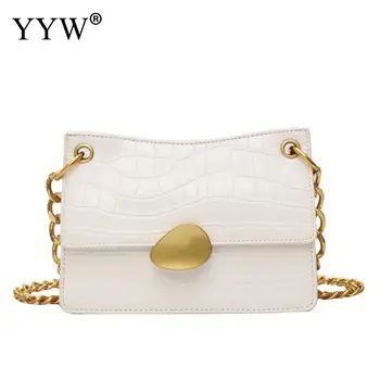 

Women Messenger Bags Fashion Solid Color Cover Lock Shoulder Bag Phone Beach Crossbody Handbags Pu Leather Female Purse
