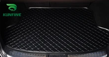 Car Styling Car Trunk Mats for KIA Carens Trunk Liner Carpet Floor Mats Tray Cargo Liner Waterproof 4 Colors Opitional