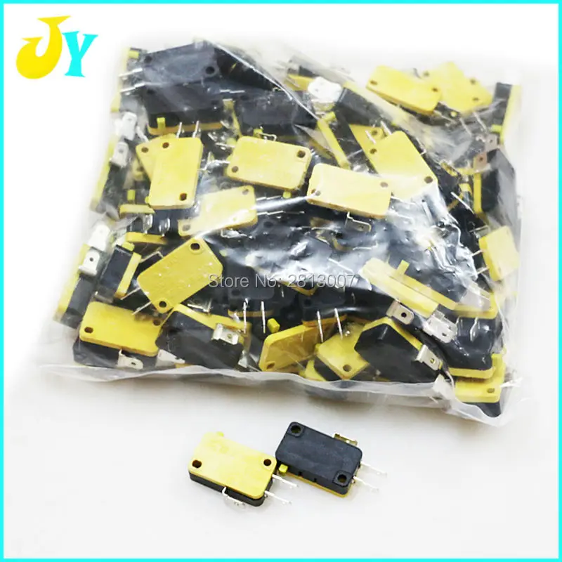 

100pcs 3pin Microswitch CHILONG Micro Switch for Arcade game Button joystick Parts free shipping