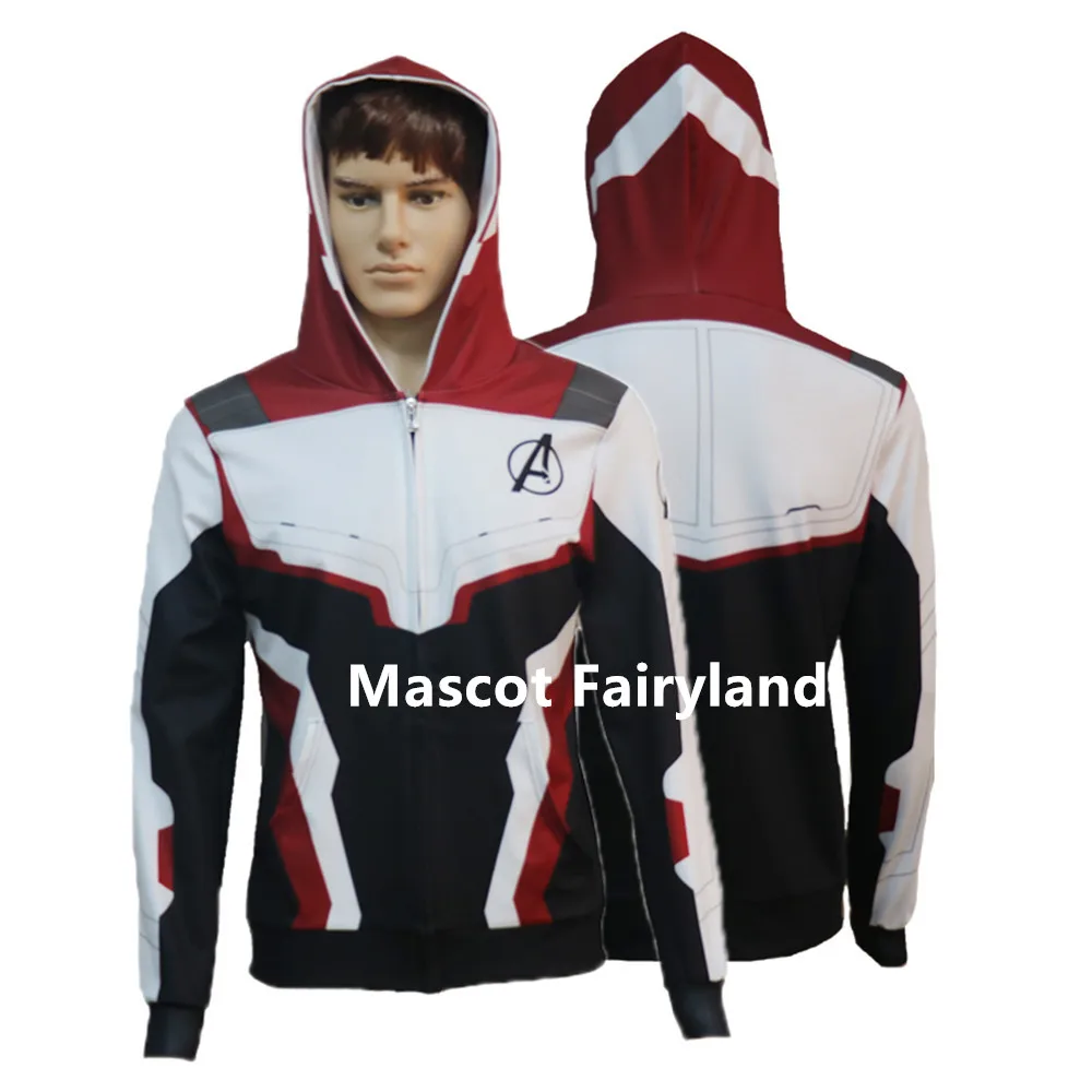 

HOT Avenger's Endgam Hoodies superhero Iron Man Hoodies suit Avengers Endgame Quantum Realm Sweatshirt Jacket