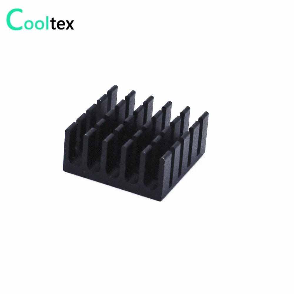 (10pcs/lot) 22x22x10mm Aluminum heatsink radiator cooler for Electronic IC LED computer's component heat dissipation cooling