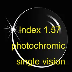 Index 1,57 Асферические фотохромные однообъективы AR coatings/Prescription lens/переходная линза/brown gray