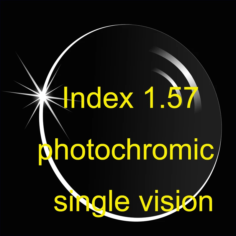 

Index 1.57 Aspheric Photochromic single vision lens AR coatings / Prescription lens / Transition lens/Brown Gray