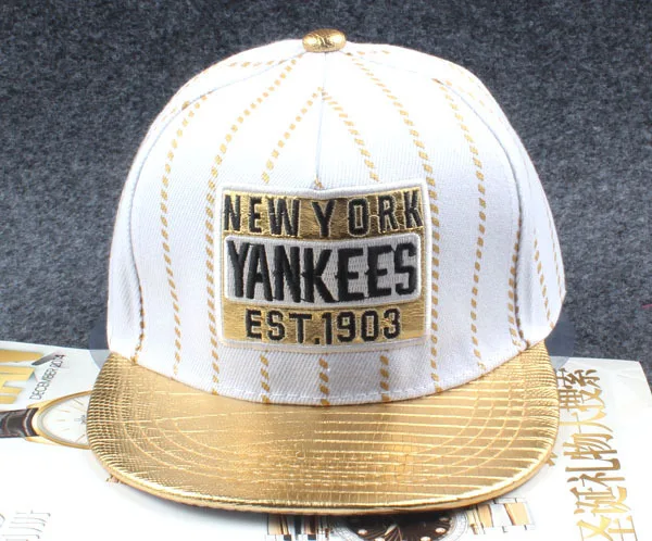Корейский Бейсбол Кепки шаблон капот NEWYORK в полоску Бейсбол шляпа девушка Catamite хип-хоп Кепки