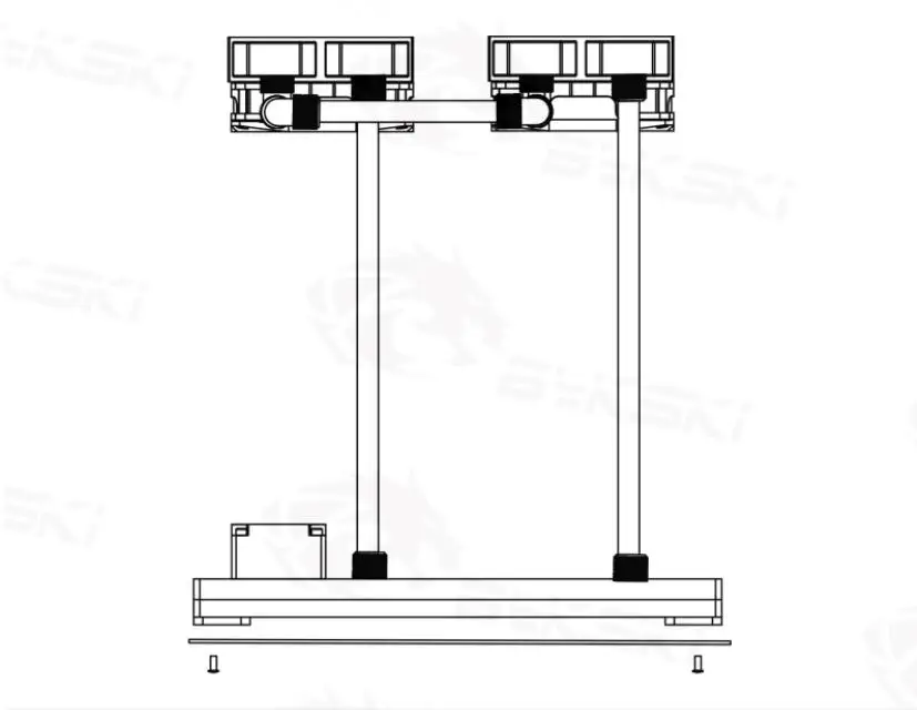 Bykski резервуар для воды для thermaltake TT уровень 20XT Cabnit, водо-охлаждающий резервуар, поддержка синхронизации материнской платы RGV-TT-LEVEL20XT