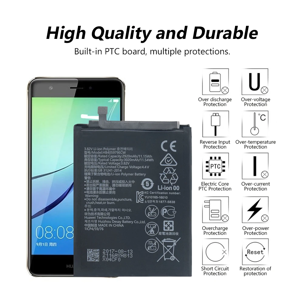 Перезаряжаемые 3,82 V 4000 мА/ч, литий-ионный аккумулятор для мобильного телефона, Батарея для huawei Коврики 9/Коврики 9 Pro LON-L29 MHA-L09 MHA-L29 MHA-TL00 MHA-AL00
