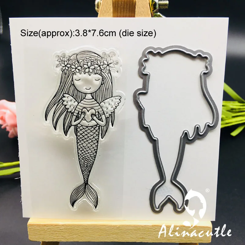 

CLEAR STAMPS Die Cut Metal Cutting Dies Scrapbook Card album paper craft rubber roller transparent silicon stamp AlinaCraft