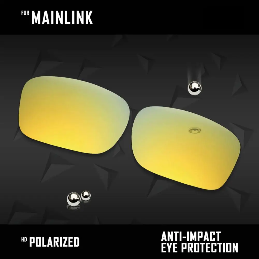 OOWLIT Lenses Replacements Polarized For Oakley Mainlink OO9264 57mm (NOT Fit for Mainlink XL 61mm) Sunglasses polarized replacement lenses polarized sunglasses