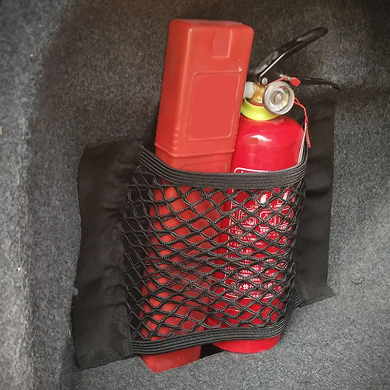 

Car Styling New Car Back Rear Trunk Seat Elastic String Net Mesh Storage Bag Pocket Cage for Porsche Jeep Dodge Chery Tiggo