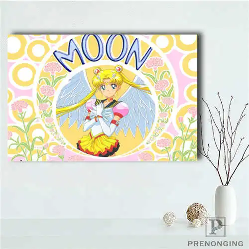 

Custom Sailor Moon (2) Printing Posters Cloth Fabric Wall Art Pictures For Living Room Decor#18-12-05-2-96