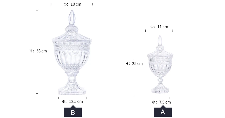 Европа высокие ноги стеклянная банка для конфет емкость для хранения пищи Отель Свадебный десерт обеденный стол shopwindow украсить прозрачную стеклянную банку