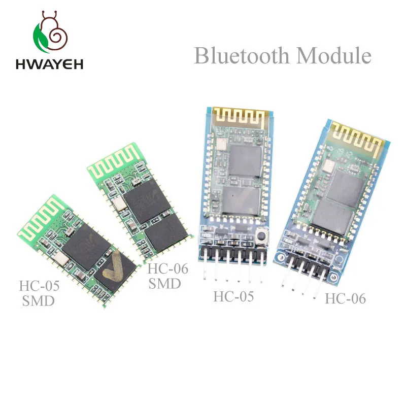 10 шт. HC-05 HC 05 HC-06 HC 06 радиочастотный беспроводной приемопередатчик bluetooth подчиненный модуль RS232/ttl к UART конвертер и адаптер