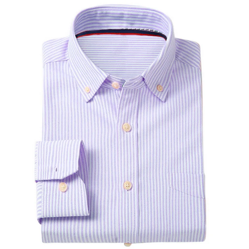 Мужские Формальные Рубашки французская запонка платье рубашки модный стиль решетки с длинным рукавом полосатая цветная рубашка SHUJIN